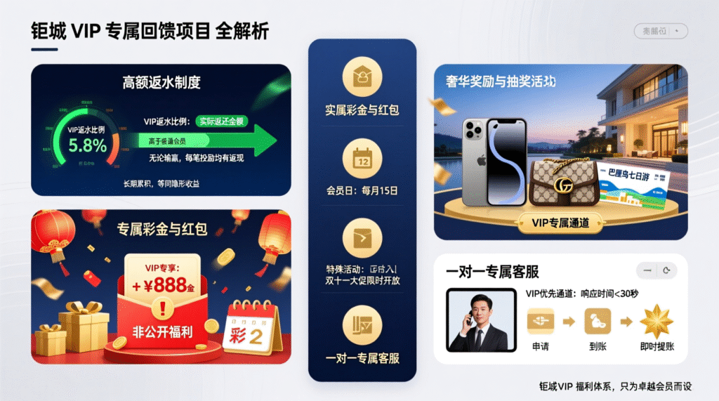 鉅城娛樂城 VIP 專屬回饋｜完整攻略與尊榮體驗全面解密
